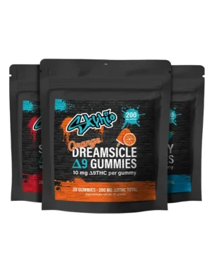 Delta 9 Gummies - Meet our new Delta 9 THC gummies. These new, extra potent gummies will blow your mind in the best way possible, we’re called Sky-hio for a reason.  Fast-acting 10mg Delta 9 THC gummies Long-lasting and potent Vegan and cruelty-free - no animal gelatin Derived from USA-grown hemp 2018 Farm Bill Compliant: <0.3% Delta 9 THC